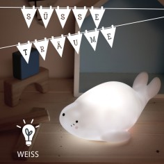 lumilu Lazy Friends Nachtlicht, Seal
