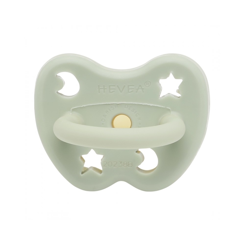 Naturkautschuk Schnuller, Nordic Sea Green, 3-36 Mon., rund