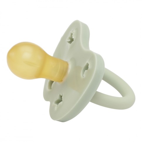 Naturkautschuk Schnuller, Nordic Sea Green, 3-36 Mon., rund