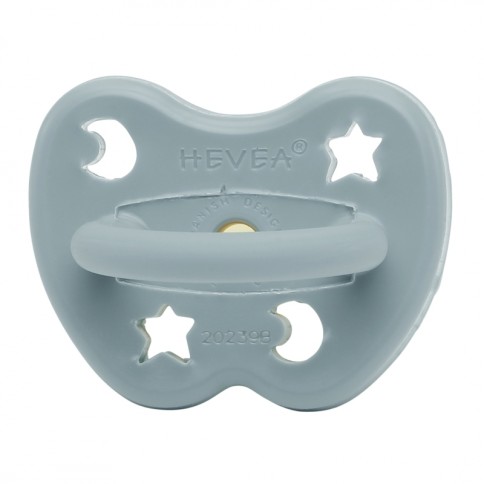Naturkautschuk Schnuller 2er Pack, Winter Sky Blue, kiefergerecht