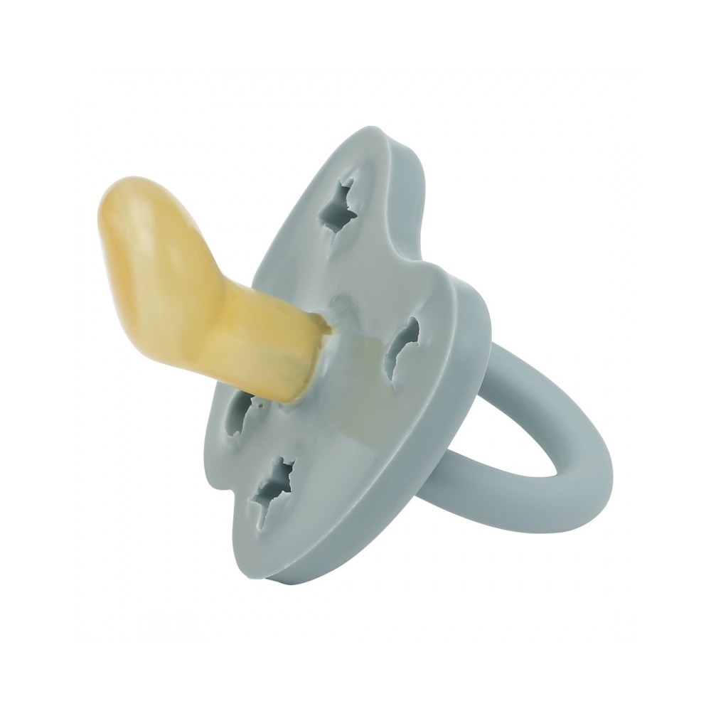 Naturkautschuk Schnuller 2er Pack, Winter Sky Blue, kiefergerecht