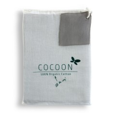 Linge de lit 100% coton biologique, 100x140 et 40x45 cm, Wallaby Brown