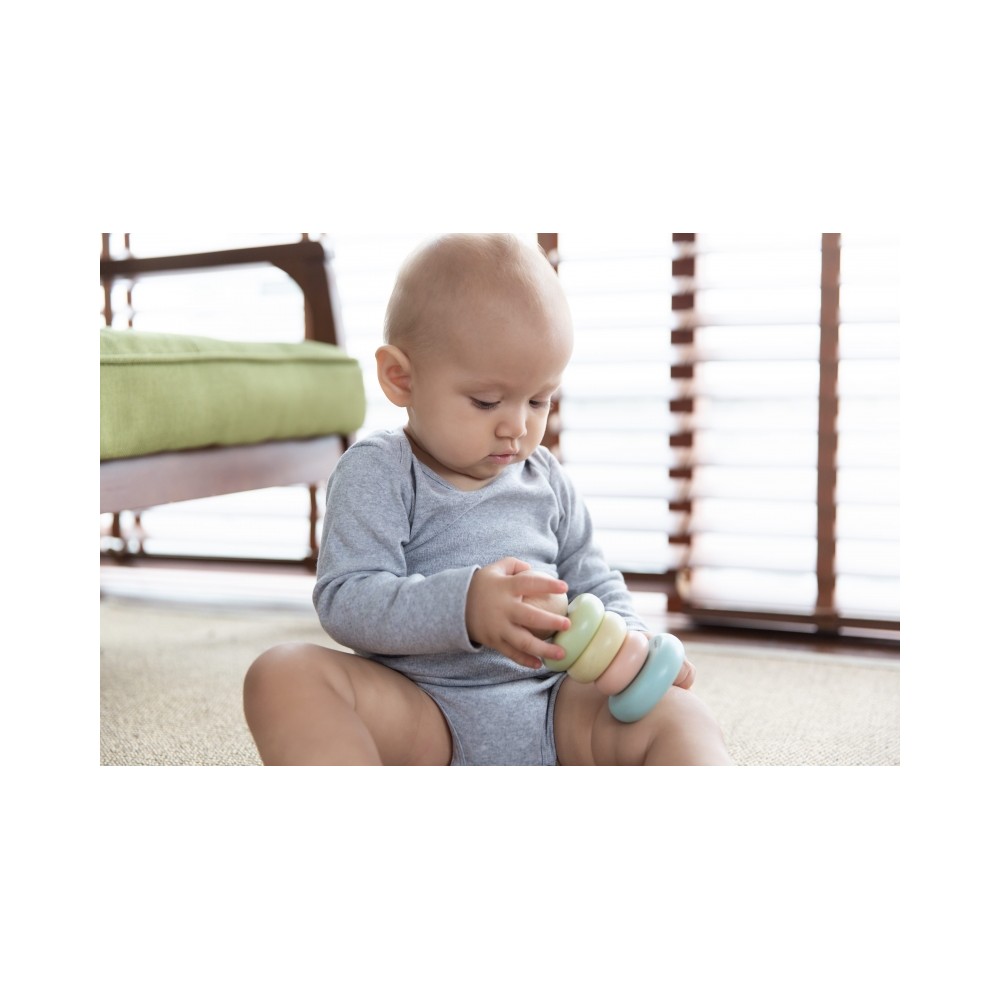 First Stacking Ring Turm, Pastell