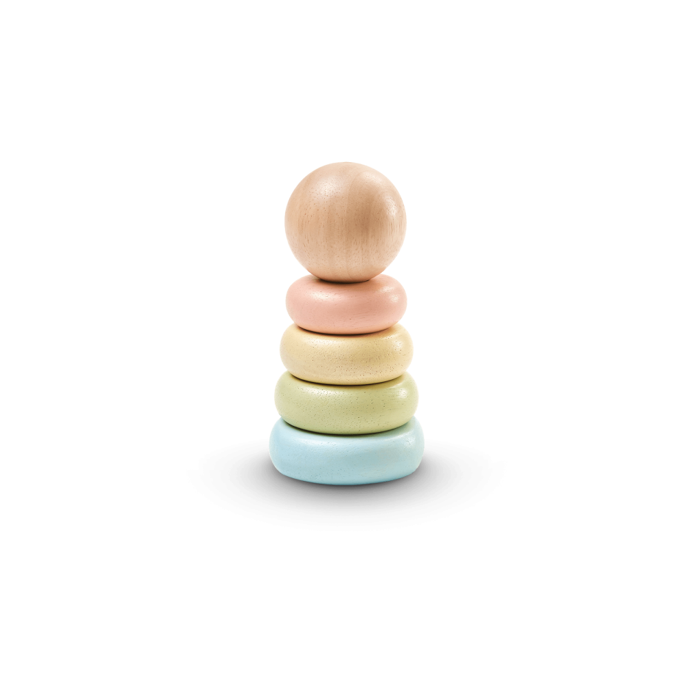 First Stacking Ring Turm, Pastell