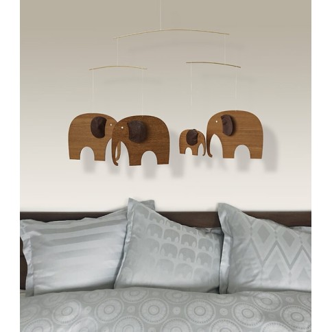 Flensted Mobile, Elefanten/ Teakholz