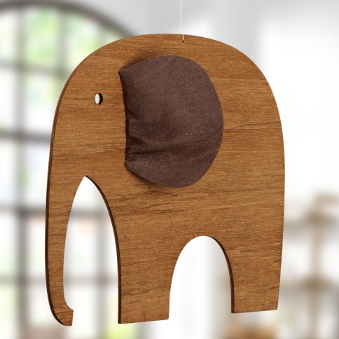 Flensted Mobile, Elefanten/ Teakholz