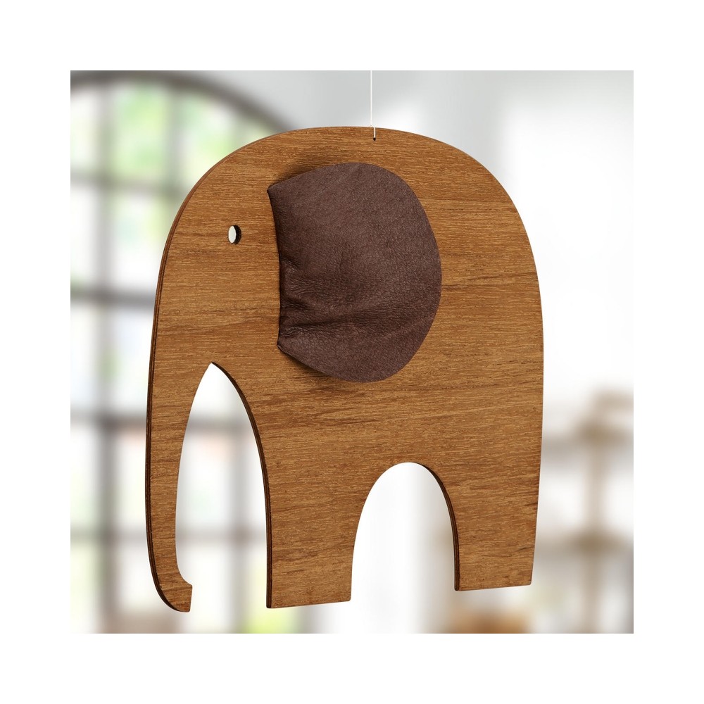Flensted Mobile, Elefanten/ Teakholz