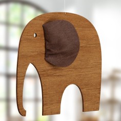 Flensted Mobile, Elefanten/ Teakholz