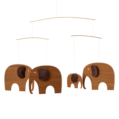 Flensted Mobile, Elefanten/ Teakholz
