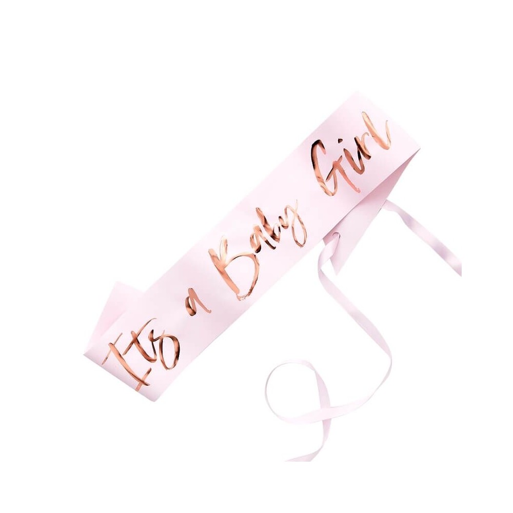 Gender Reveal "Its a Girl" Banner