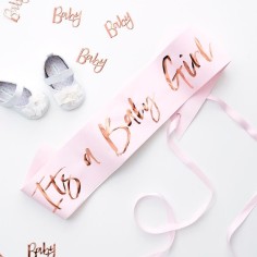 Gender Reveal "Its a Girl" Banner