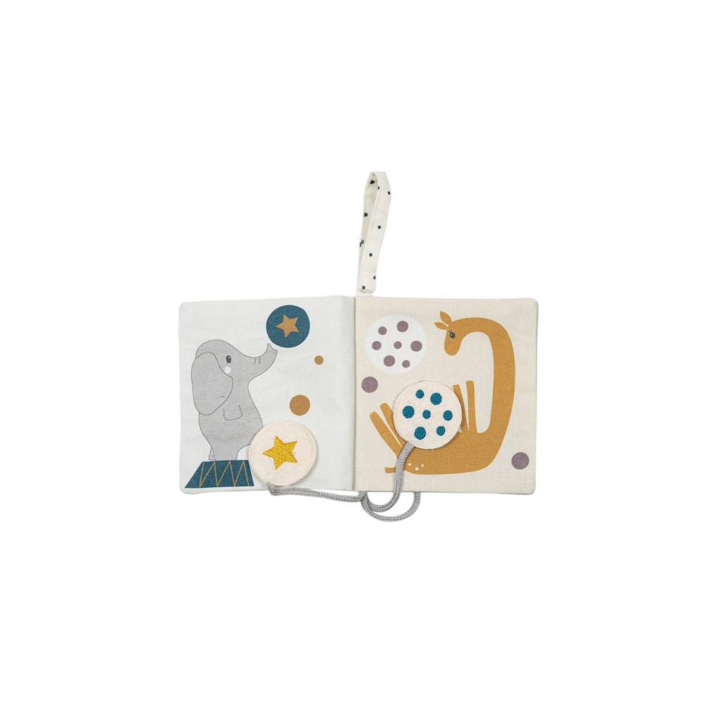 Snoozebaby Aktivitätenstoffbuch, Whose Trail?