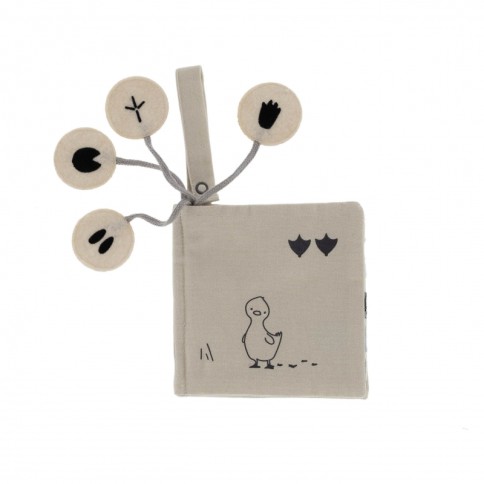 Snoozebaby Aktivitätenstoffbuch, Whose Trail?