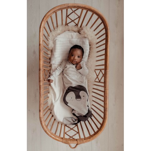 Snoozebaby Schlafbody Cocon, 3-6 Mon., TOG 1.0 - Melange Pinguin