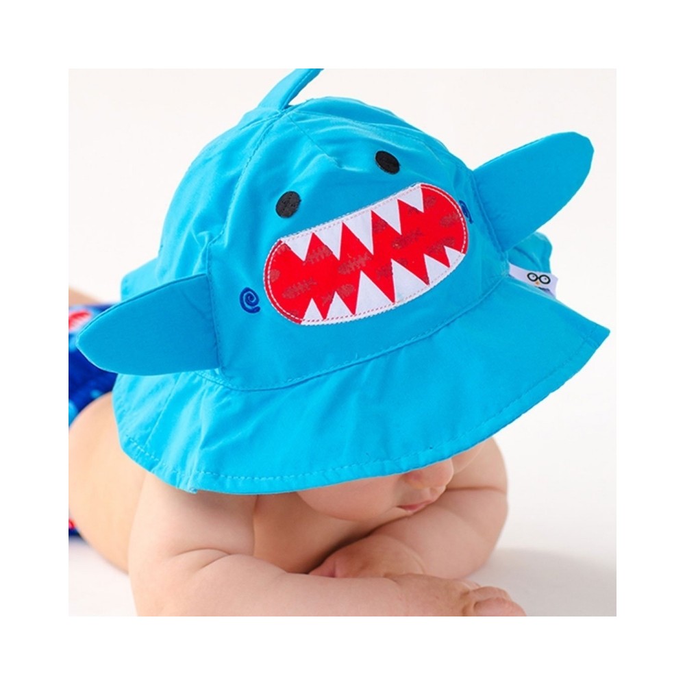 Zoocchini Sonnenhut mit UV-Schutz, Hai