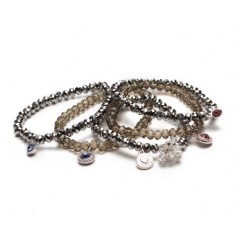 Bracelet, sable / rose