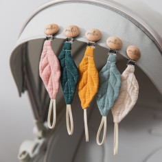 Milkii Schnullerkette Leaf, Moss Green