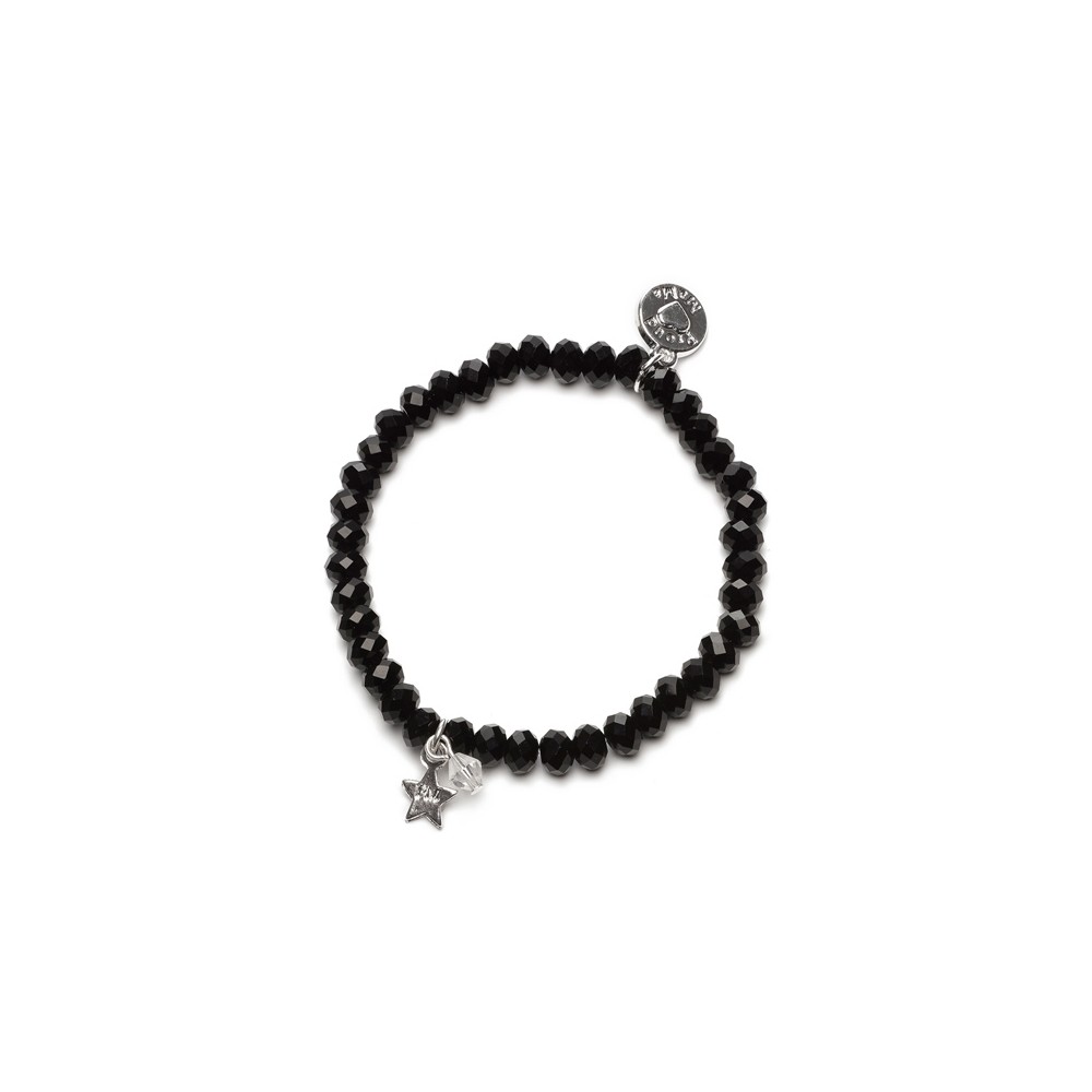 Bracelet, étoile noire