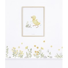 Lilipinso Poster, Retro Ente gelb