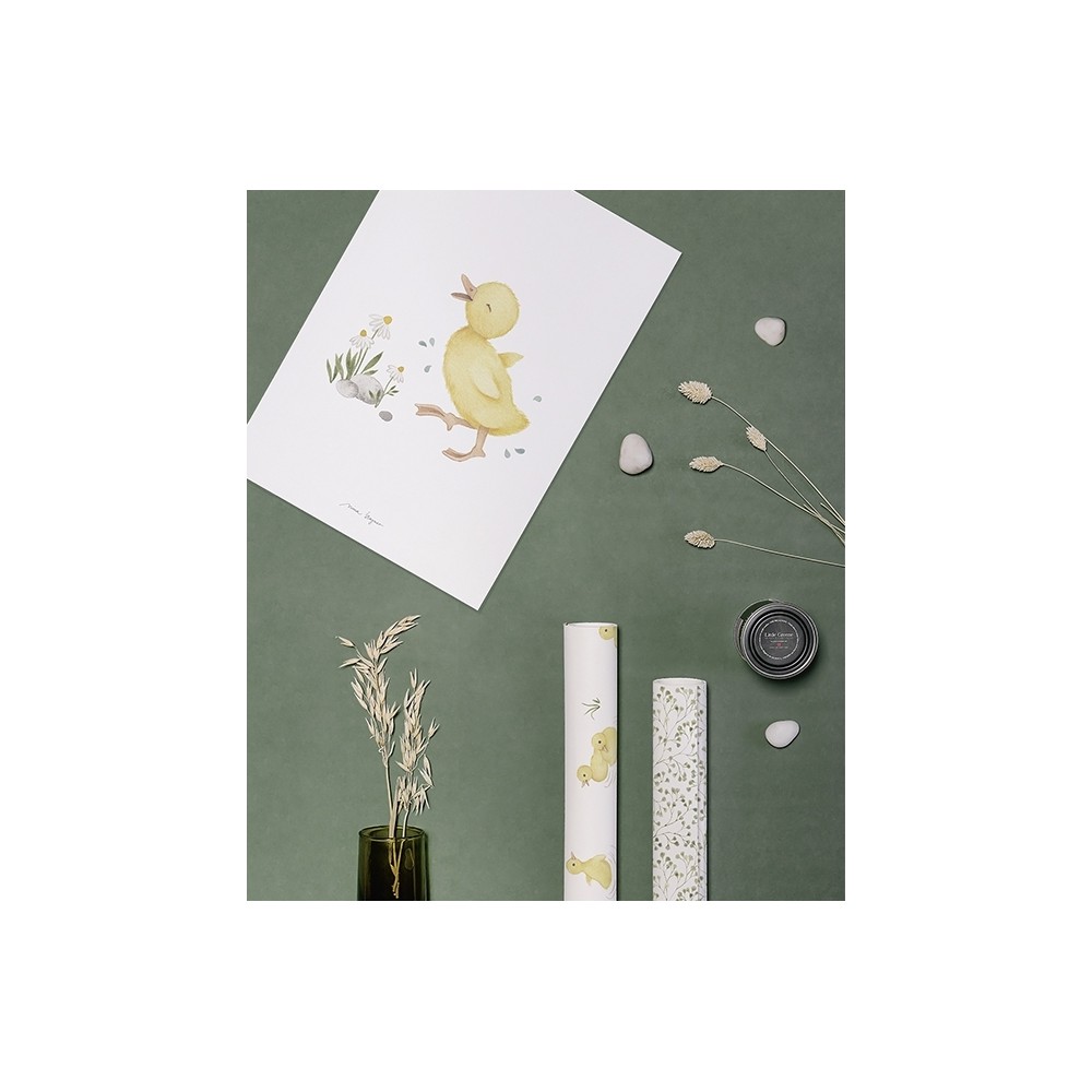 Lilipinso Poster, Retro Ente gelb