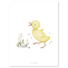 Lilipinso Poster, Retro Ente gelb