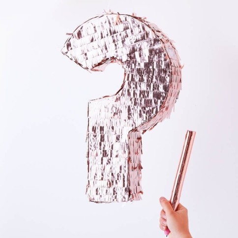 Gender Reveal Pinata Fragezeichen