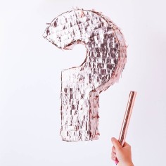 Gender Reveal Pinata Fragezeichen