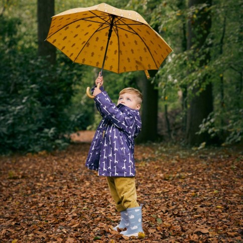 Fresk Kinder Regenschirm, Indigo Dots