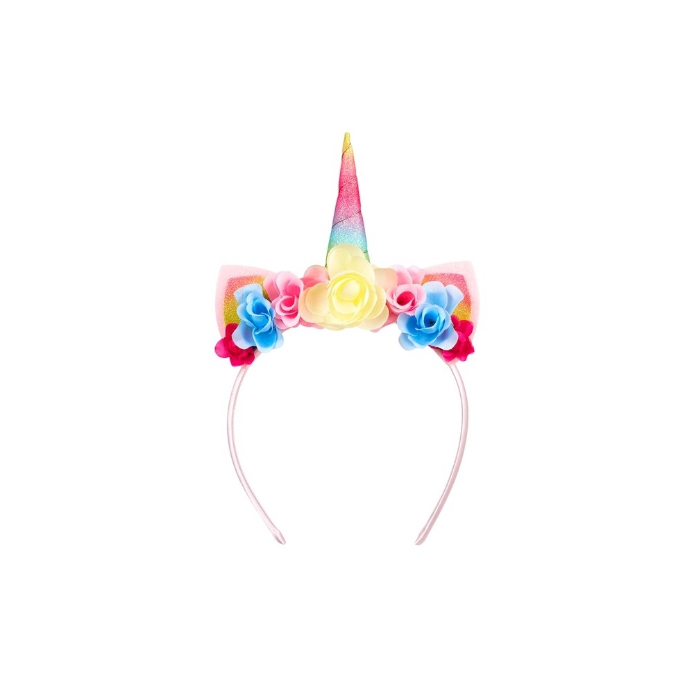 Bandeau Licorne, Fleurs
