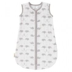 Fresk Muslin Schlafsack (TOG 1.0) 12-18 Monate, Wal grau