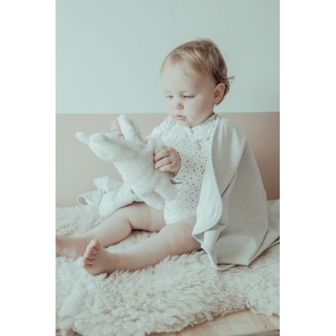 Snoozebaby Ultra-Soft Decke 75 x 100 cm, Stone Beige