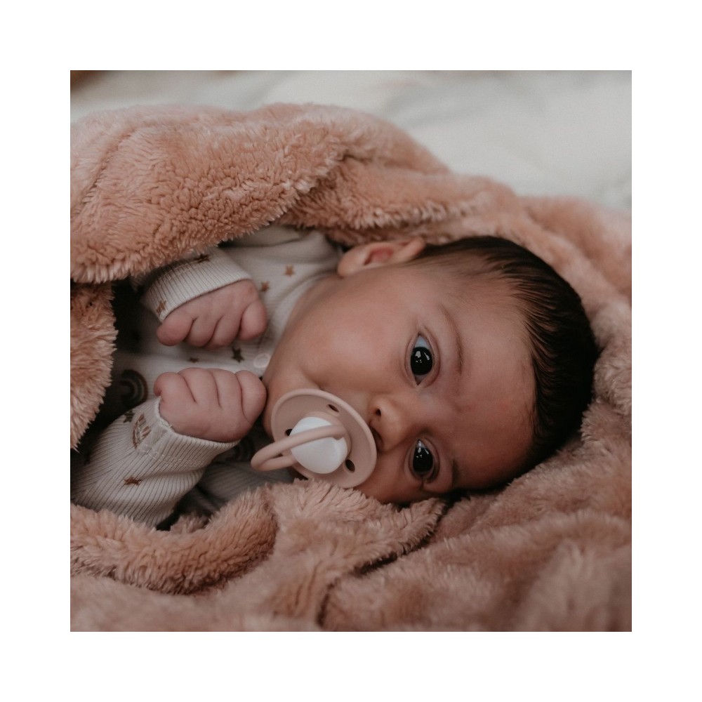 Snoozebaby zweischichtige Decke 75 x 100 cm, Milky Rust