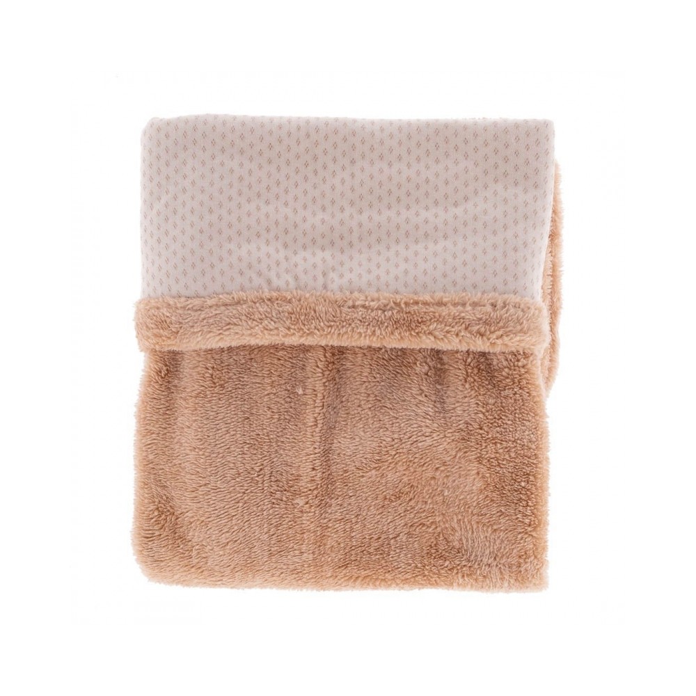 Snoozebaby zweischichtige Decke 75 x 100 cm, Milky Rust