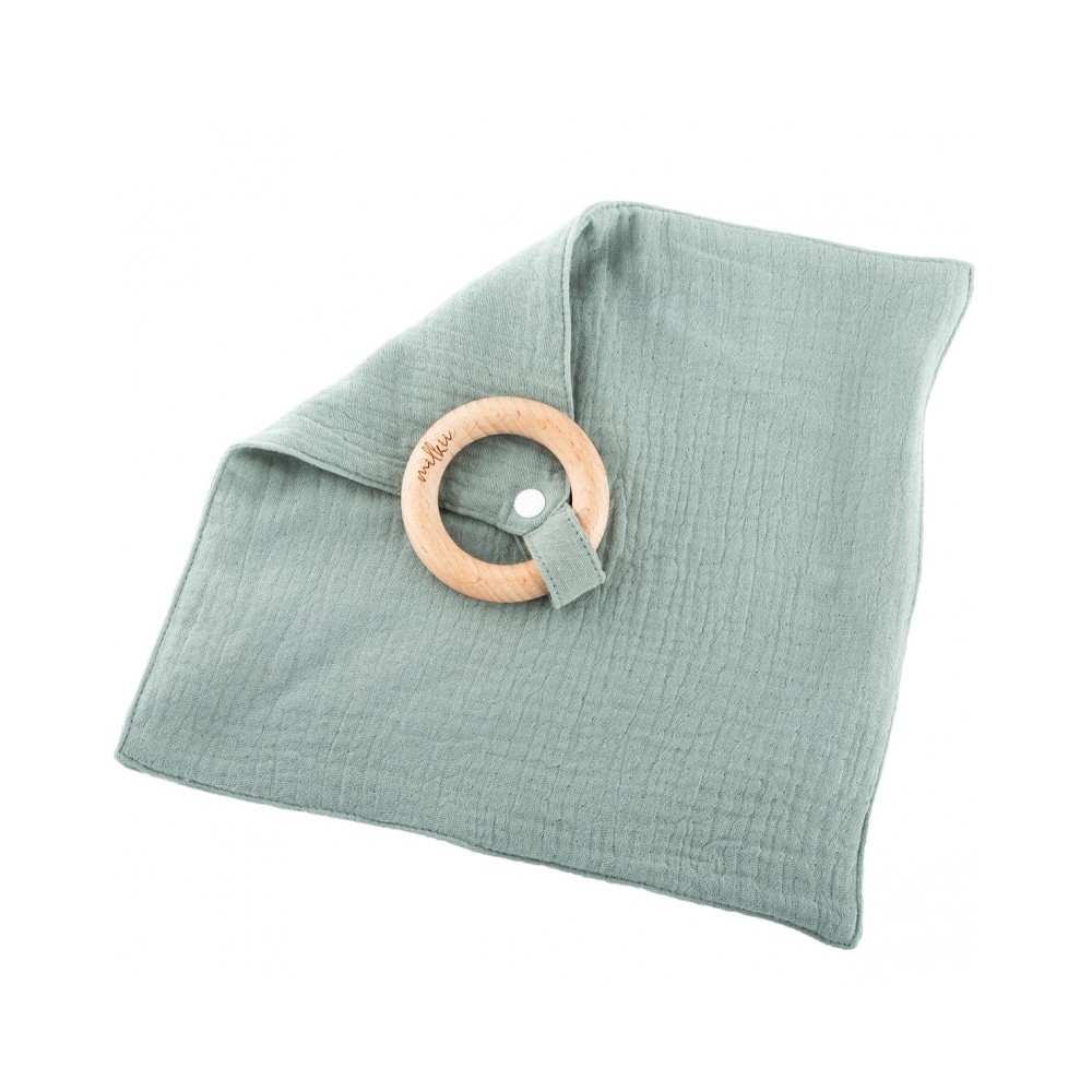 Beissring mit Nuschi aus Musselin Baumwolle, Sage