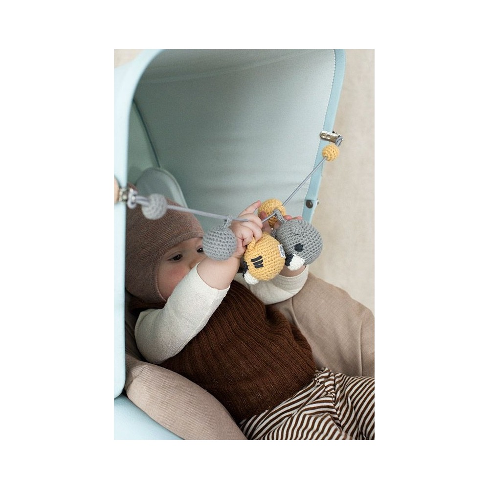 Franck & Fischer Kinderwagenkette Hugo, grau