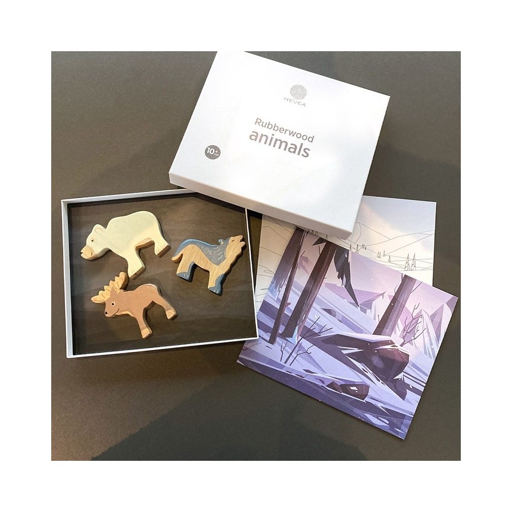 Hevea Holztiere, Arktis Set