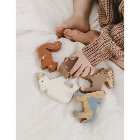 Hevea Holztiere, Arktis Set