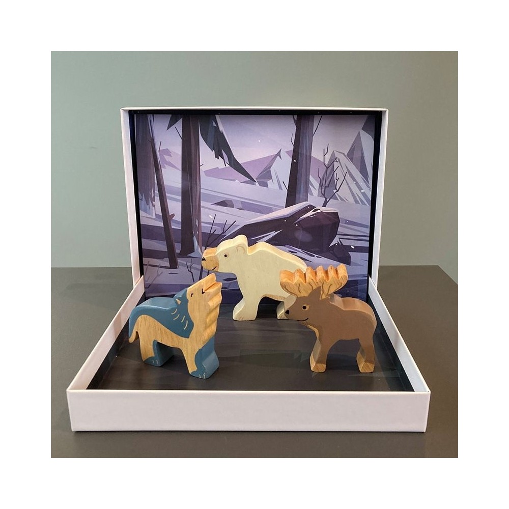 Hevea Holztiere, Arktis Set