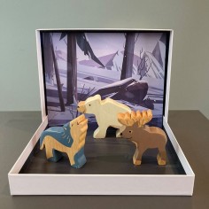 Hevea Holztiere, Arktis Set