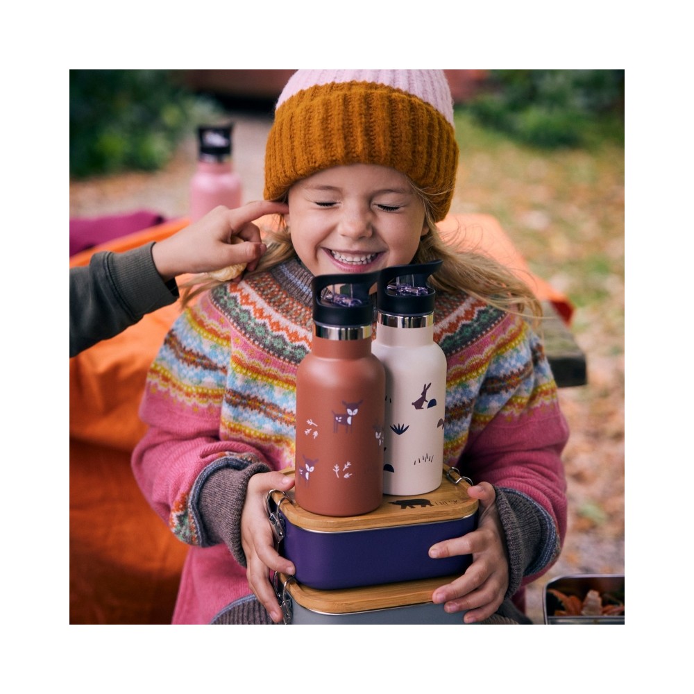 nordische Thermosflasche, Indigo Dots (350 ml)
