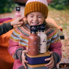 nordische Thermosflasche, Indigo Dots (350 ml)