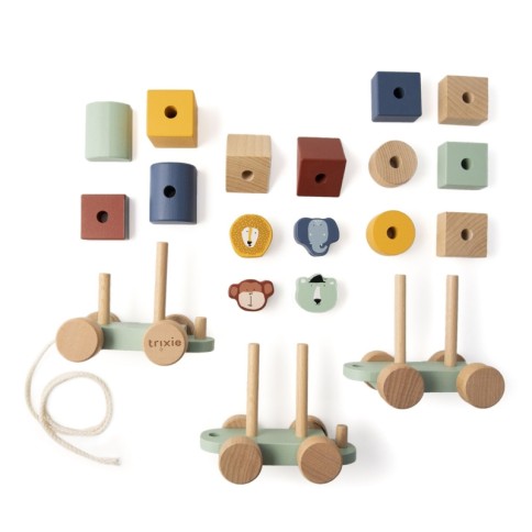 Trixie Baby Holzeisenbahn mit Tieren