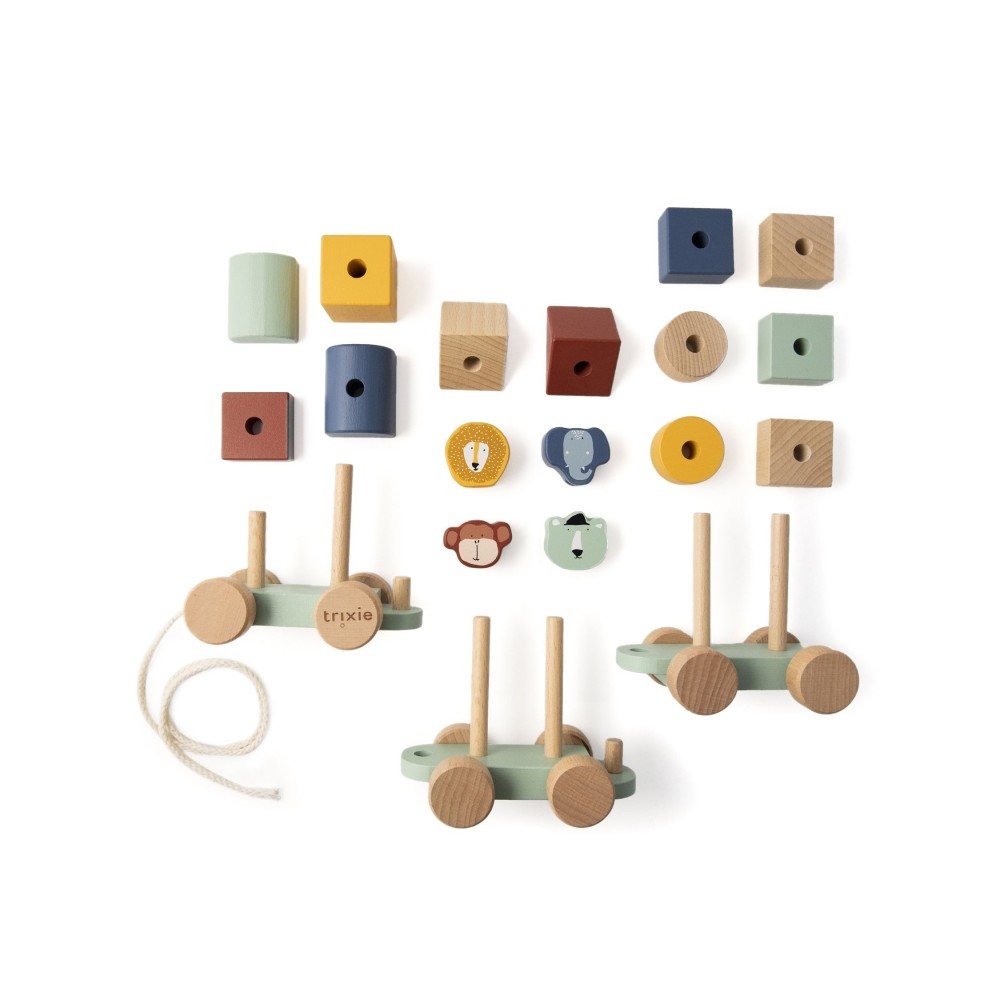 Trixie Baby Holzeisenbahn mit Tieren