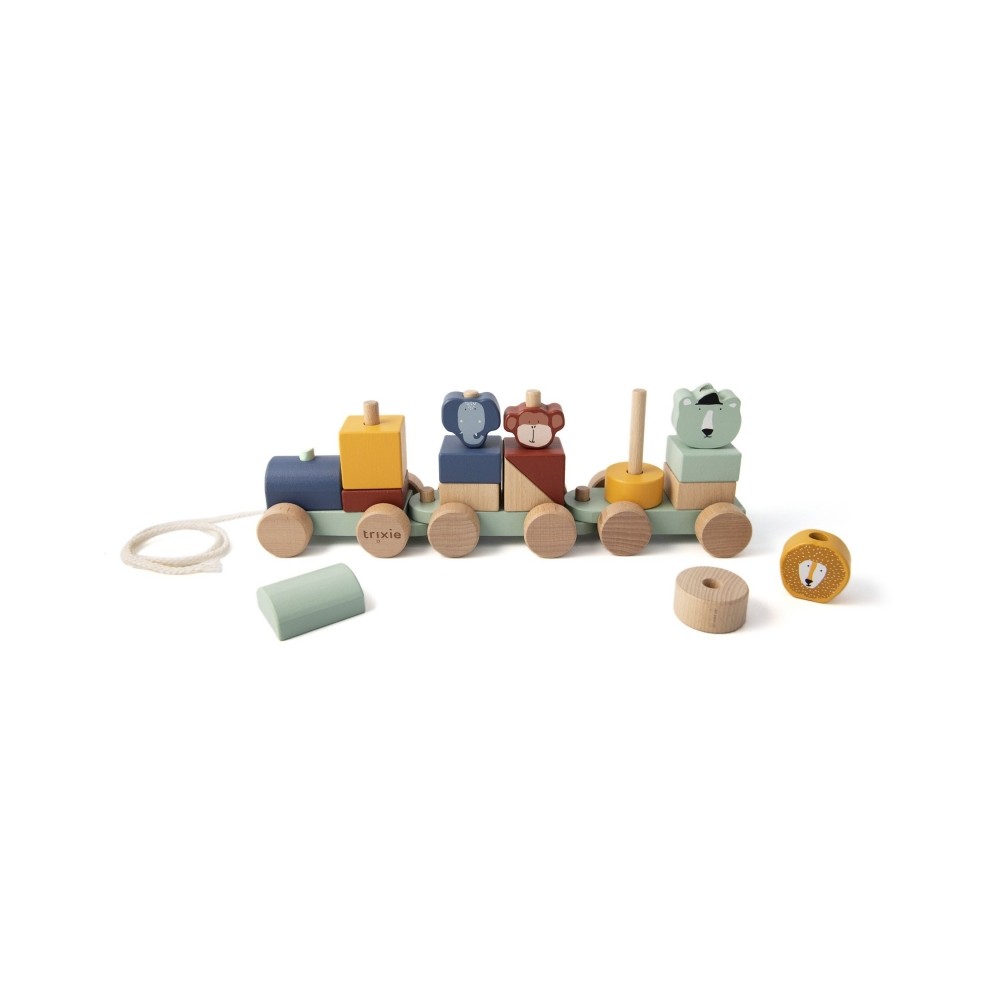 Trixie Baby Holzeisenbahn mit Tieren