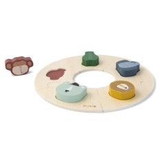 Trixie Baby Holz Steckpuzzle, rund