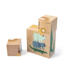 Trixie Baby Holzpuzzle Würfel