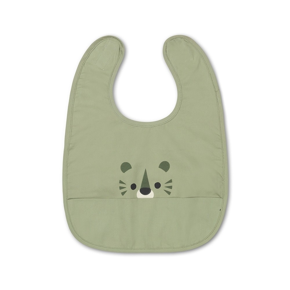 Franck & Fischer Lätzchen, Tiger - Grün