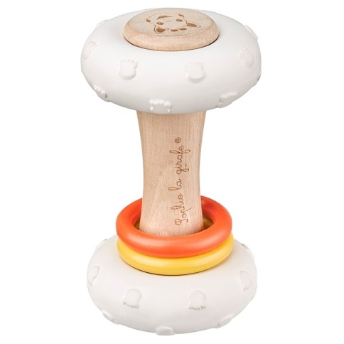 Sophie la girafe Greifling aus Naturkautschuk/ Kautschukbaumholz - Totem Rassel