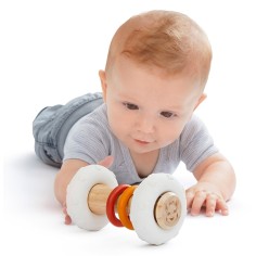 Sophie la girafe Greifling aus Naturkautschuk/ Kautschukbaumholz - Totem Rassel