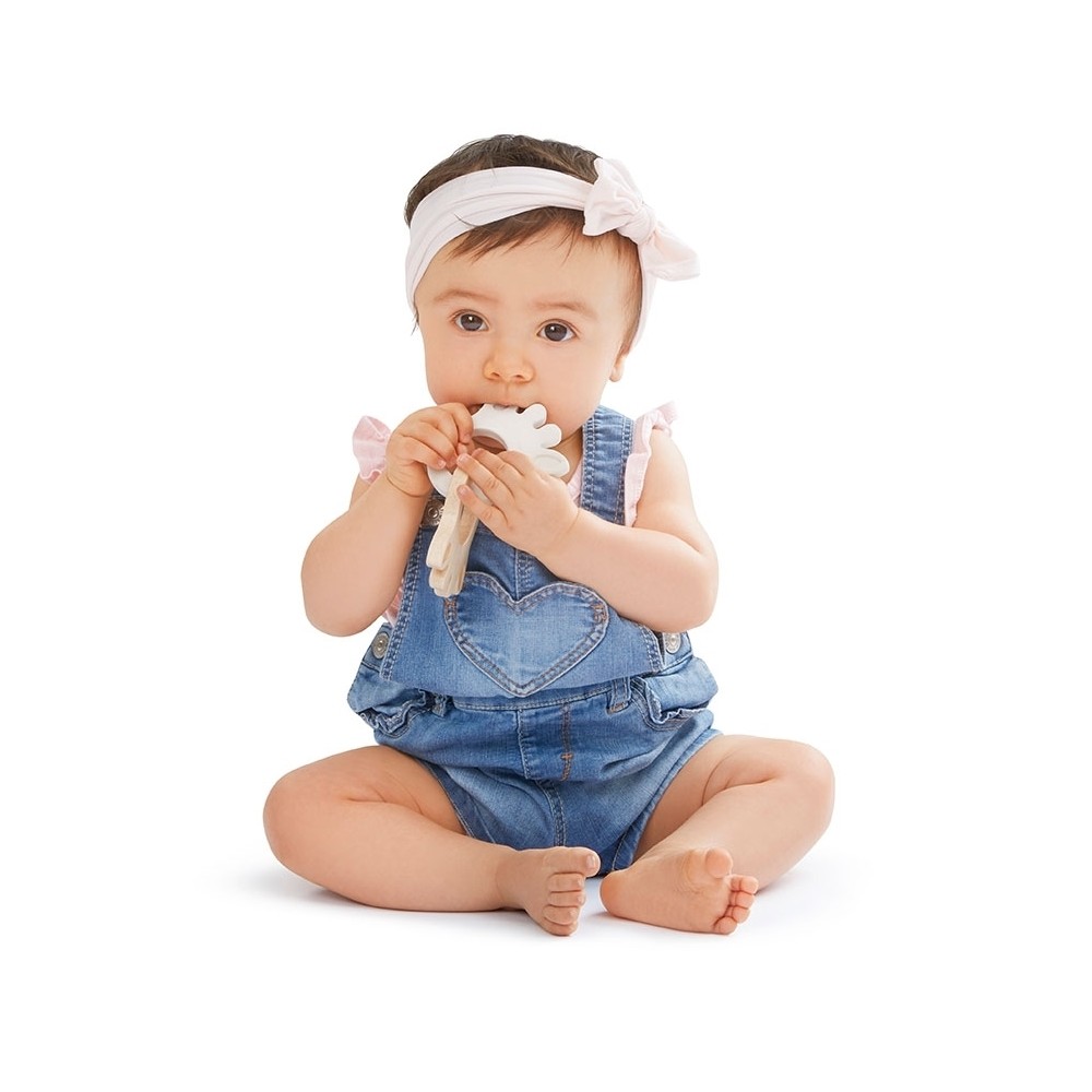 Sophie la girafe Greifling aus Naturkautschuk/ Kautschukbaumholz - Silhuette